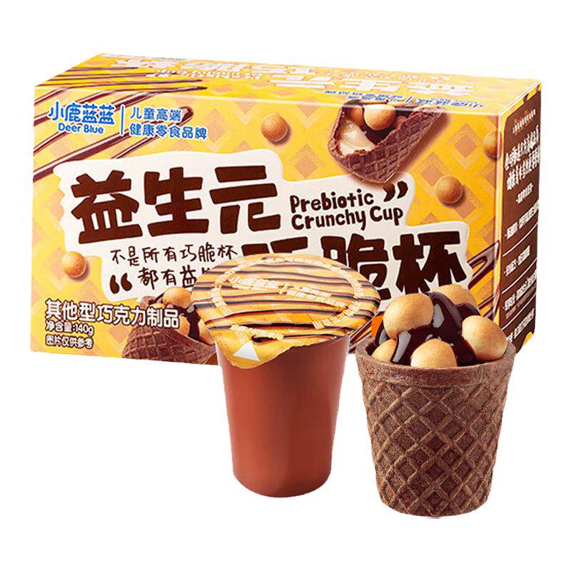 小鹿蓝蓝益生元巧脆杯儿童零食