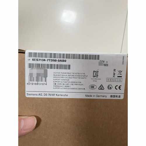 询价PLC6ES7 134-7TD50-0AB0未封