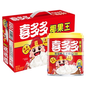 喜多多椰果王200g*12罐装礼盒装