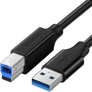 绿联usb3.0显示器上行线方口打印机数据线转接连接加长电脑硬盘盒