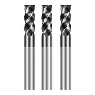 涂层铣刀高效黑纳米动态加工模具钢铁加硬4刃钨钢铣刀不锈钢专用