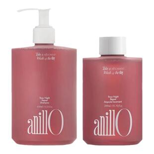 干枯头发深层滋养▲韩国anillo玫瑰洗发水 柔顺顺滑留香营养修护