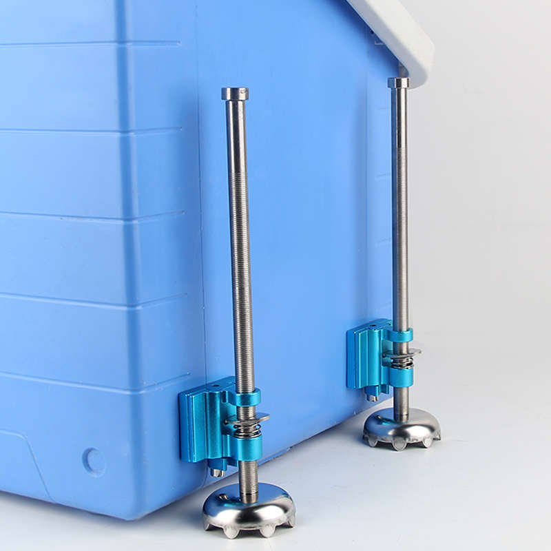 加强钓箱升降脚配件外置加长通用钓箱腿伸缩腿伸缩脚防滑防晃渔具