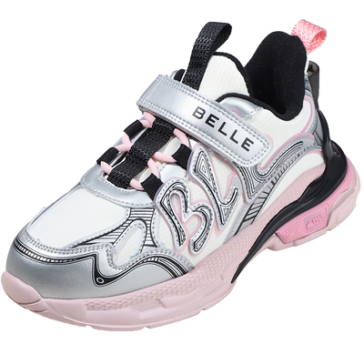 百丽男女童秋冬时尚百搭运动鞋