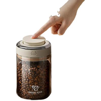 宝选咖啡豆密封保存罐真空食品级玻璃密封罐养豆罐专用储物储存罐
