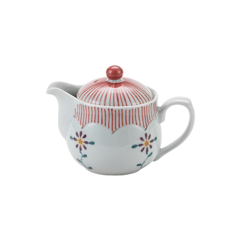 日本进口有田烧陶瓷茶壶家用小清新带过滤冲茶器泡茶壶高颜值茶具