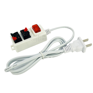 led试灯夹子 带开关线快速接线夹测试夹 试灯盒子 灯具试电试灯器