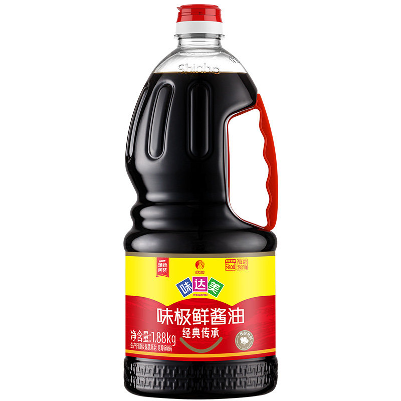 味达美味极鲜酱油特级生抽1.88kg 鲜味酱油家用炒菜凉拌酿造家用