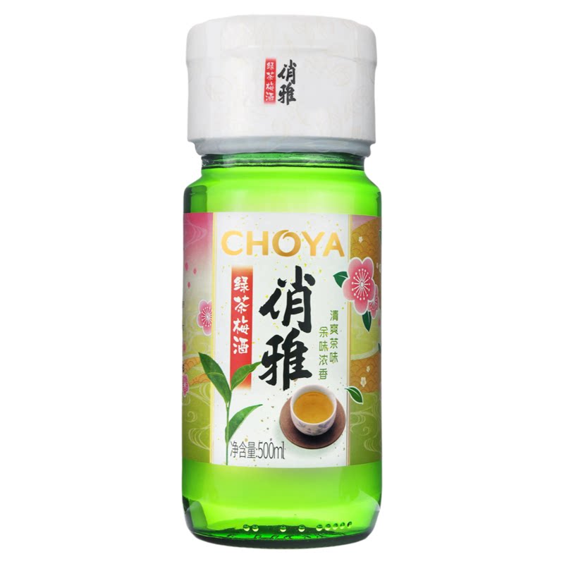 choya俏雅绿茶梅酒500ml