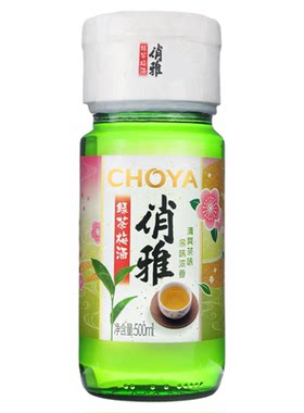 choya俏雅绿茶梅酒500ml