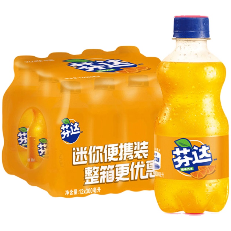 可口可乐雪碧碳酸饮料300ml×6瓶