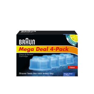 【海外正品】Braun博朗剃须刀刀头清洗液CCR4套装正品4盒装