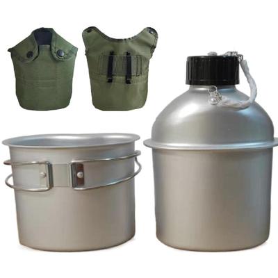 美军单兵水杯饭盒户外用烧水军壶
