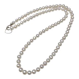《心绪》60cm淡水小珍珠4-5mm长项链近正圆极光叠戴锁骨链年轻