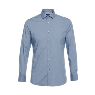 亲肤舒适callisto卡利斯特男长袖衬衫新款莫代尔舒适亲肤衬衣