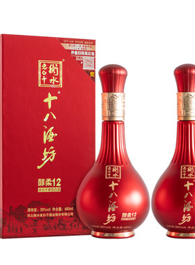 十八酒坊39度醇柔12480mL两瓶装