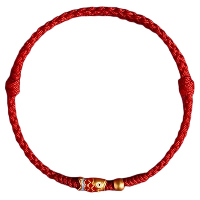 【普陀山正品】好运锦鲤本命红绳