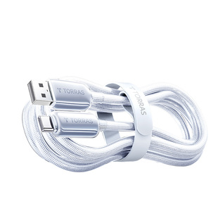 图拉斯快充适用苹果17ProMax数据线USB转双TypeC车载iPhone16手机CarPlay C口平板iPad接口airpods4耳机15器x