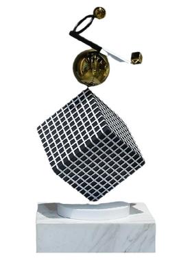 雕塑客厅摆件金属现代