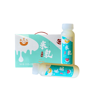 黄金村米乳汁营养大米饮品210mL*12瓶礼盒甜米汁植物蛋白饮料常州