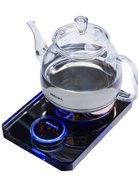 佰宝水晶玻璃电热水壶可调温恒温烧水壶电茶壶家用婴儿调奶粉711