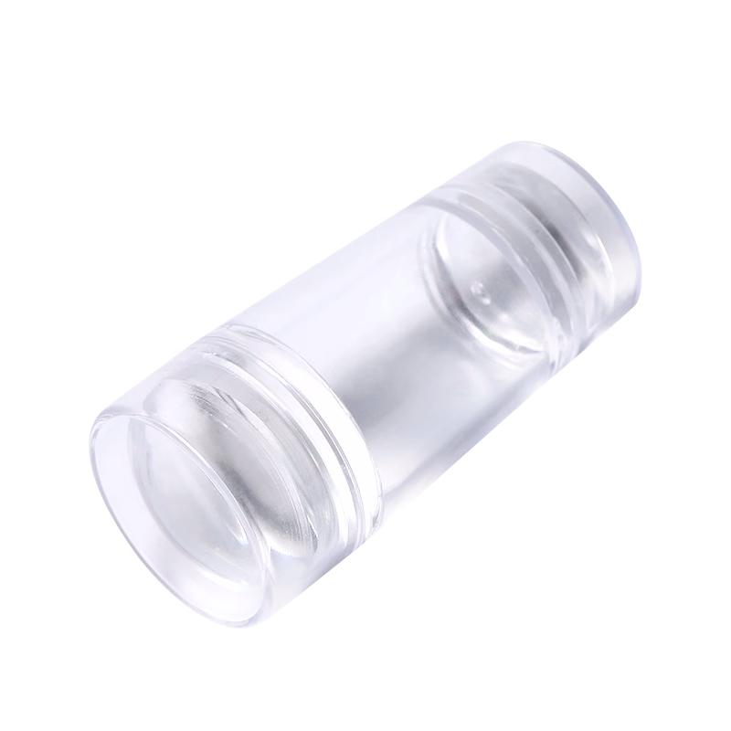 美甲法式印章硅胶双头大小转印头透明印花工具带刮刀光疗指甲套装