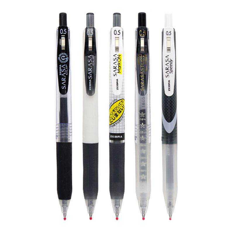 斑马中性笔jj15黑色笔按动水笔碳素签字笔黑色笔芯中考文具组合套装礼盒礼品日本进口ZEBRA官方旗舰店官网