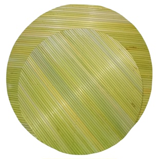 农家手工高粱杆盖帘盖垫水饺子帘双层餐垫锅盖圆形托盘饺子垫篦子