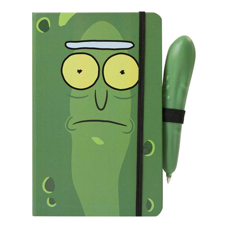 英文原版 精装 Rick and Morty Pickle Rick 瑞克和莫蒂 腌黄瓜笔和笔记本套装 精装 英文版 进口英语原版书籍