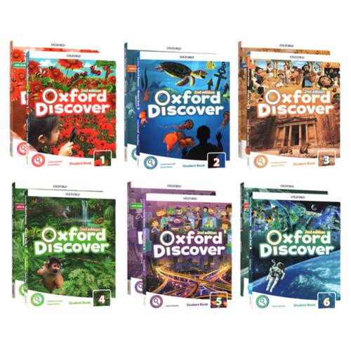 【进口直营】新版牛津少儿英语oxford discover 123456级别第二版书加册全套探索发现科普系列外国语学生教材oxforddiscover现货