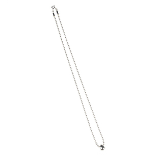 aviho Lucky豆 ins简约银色豆豆项链 设计感轻奢毛衣链情侣链