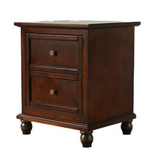 美式床头柜实木储物柜简约现代欧式小边柜卧室收纳柜家具小柜子