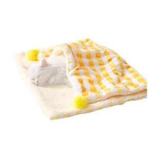 宠物被子猫咪毛毯子空调被四季通用垫子狗狗春秋睡垫睡觉用