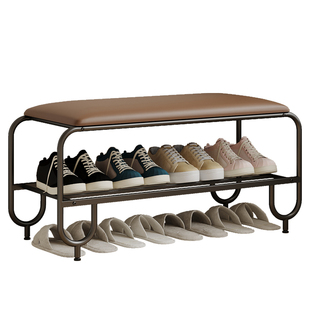 轻奢高级感入户换鞋凳家用门口创意可坐鞋柜坐凳一体穿鞋凳进门凳