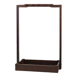 鸡翅木笔架毛笔挂架新中式毛笔架笔挂实木书法创意文房四宝置物架