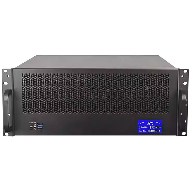 4U电脑机箱430mm短支持360水冷