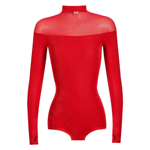 Dancebaby拉丁舞服2025新款练功服国标舞秋冬跳舞女童上衣DAS800H