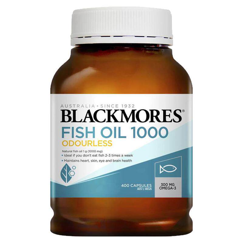 澳洲直邮Blackmores澳佳宝DHA深海鱼油1000mg 400粒无腥味