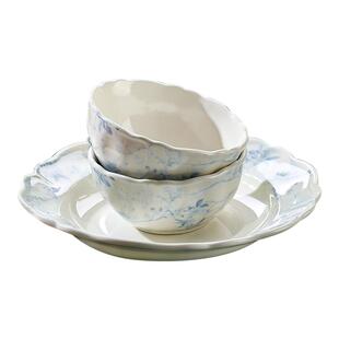 中式碗碟套装家用2026新款陶瓷碗盘碗筷乔迁新居结婚碗具餐具礼盒