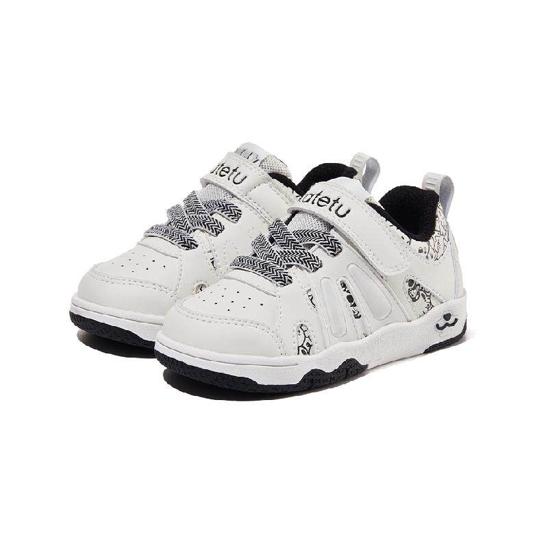 卡特兔儿童鞋秋季新品小白鞋中大童低帮板鞋防滑透气运动鞋