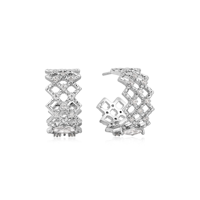 ARSIS粼境水波纹耳环小众女