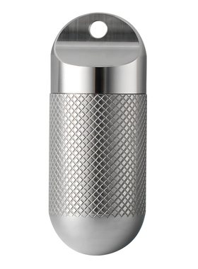 迷你钛合金便携防滑小药盒吊坠