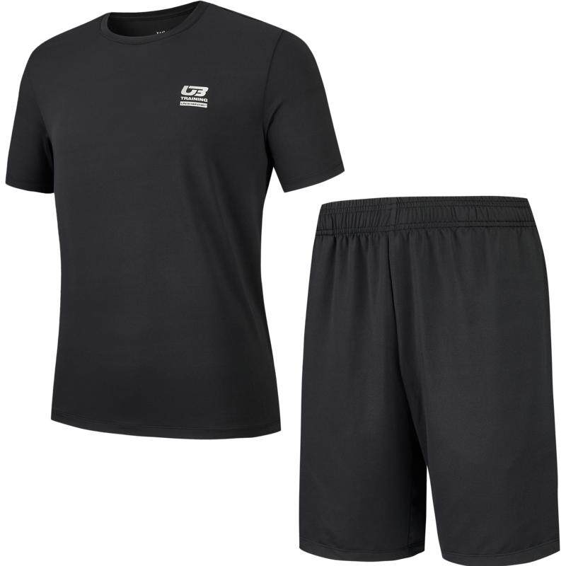 361运动套装男2024夏季跑步T恤