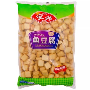安井鱼豆腐火锅丸子关东煮麻辣烫串串食材鲜嫩小扁鱼豆腐商用食材