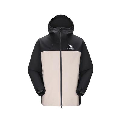 骆驼户外竹影单层冲锋衣男款2025新款防风防水旅游爬山登山服外套