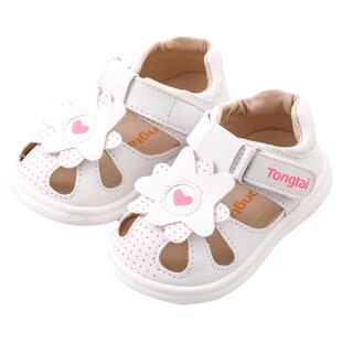 童泰婴童鞋软底女宝宝学步鞋透气公主夏季女童凉鞋防滑魔术贴单鞋
