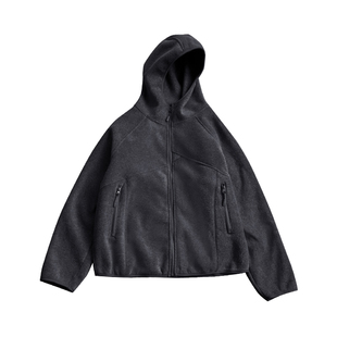 重磅美式卫衣男款春秋高级感痞帅宽松百搭夹克胖子加肥加大码外套