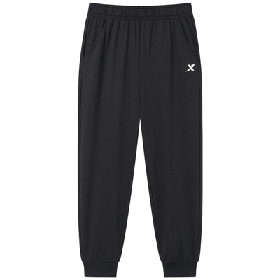 特步童装男童加绒卫裤运动裤2025新款儿童长裤大童秋冬款裤子冬装