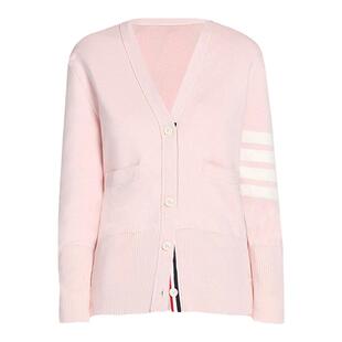 TB开衫粉色外套女士学院风tb针织毛衣防晒紧身开衫早秋冬新款