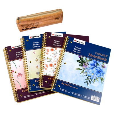 凯萨KAISA新款黄色内页线圈本